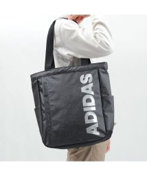 Adidas(アディダス)/アディダス トートバッグ adidas ファスナー付き 肩掛け 軽量 18L A4 コンパクト 通学 中学生 高校生 男子 女子 ブランド 67753/ブラック系1