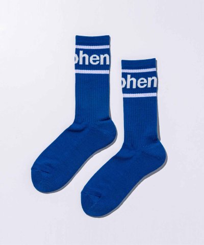 +phenix プラスフェニックス SIDE JACQUARD SOCKS サイ