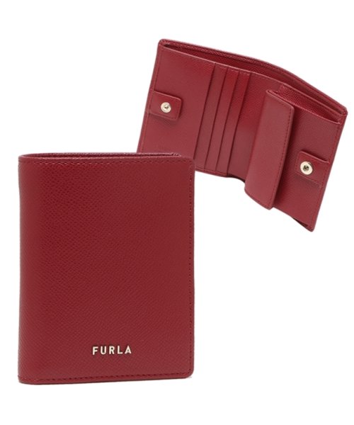 フルラ アウトレット 二つ折り財布 クラシック コンパクト財布 レッド レディース Furla Pcb9cl0 Bx0306 Cbn00 フルラ Furla Magaseek