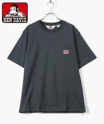 BEN DAVIS(BEN DAVIS)/【BEN DAVIS】 ベンデイビス ワンポイントロゴ  ポケット半袖Tシャツ ユニセックス/ダークグレイ