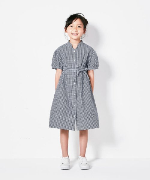 セール ギンガムチェック ワンピース コムサイズム キッズ Comme Ca Ism Kids Magaseek