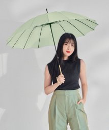 Wpc．(Wpc．)/【Wpc.公式】雨傘 16本骨ソリッド 55cm 晴雨兼用 レディース 長傘/ミント