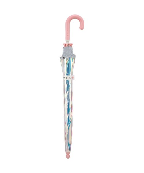 Wpc．(Wpc．)/【Wpc.公式】キッズ シャイニーアンブレラ shiny plastic umbrella 50cm 子供用 長傘/ピンク