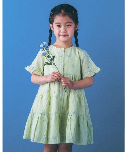 セール チューリップ ラベンダー ドビー ワンピース 90 130cm スラップスリップ Slap Slip Magaseek