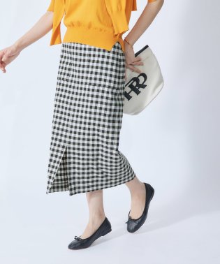 ROPE'/ポケット付きリネンタイトスカート/504591742