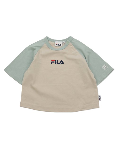 FILA(フィラ)/フィラビッグシルエットTシャツ/FILA/ミント×アイボリー