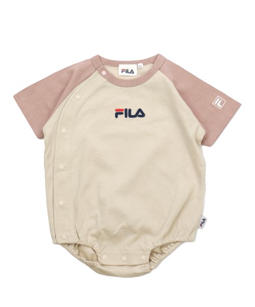 FILA(フィラ)/フィラロンパース/FILA/ピンク×アイボリー