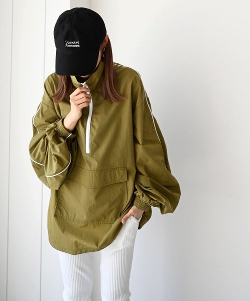セール Red Chop Works レッドチョップワークス ナイロンzipプルオーバー キャナルジーン Canal Jean Magaseek
