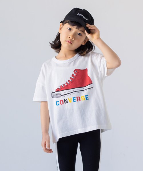 CONVERSE(CONVERSE)/コンバースワイドTシャツ/CONVERSE/ホワイト