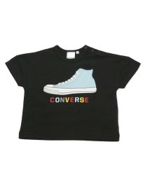 CONVERSE(CONVERSE)/コンバースワイドTシャツ/CONVERSE/ブラック