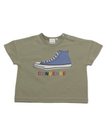 CONVERSE(CONVERSE)/コンバースワイドTシャツ/CONVERSE/カーキ