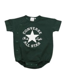 CONVERSE(コンバース)/コンバース半袖ロンパース/CONVERSE/グリーン