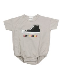 CONVERSE(CONVERSE)/コンバース半袖ロンパース/CONVERSE/グレー