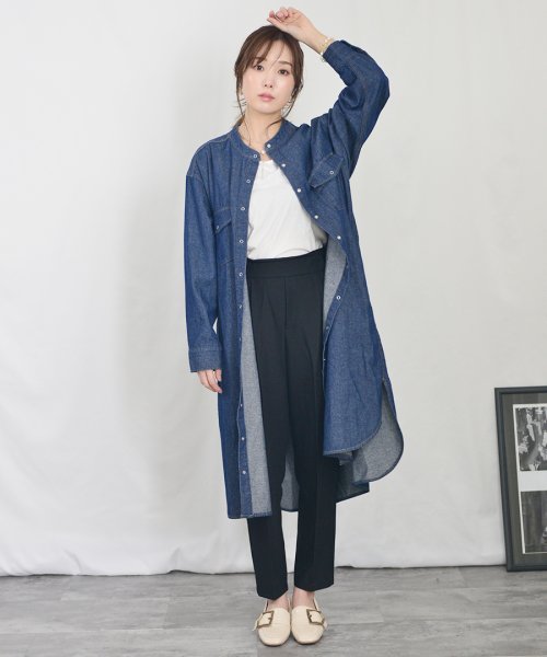 Denim Shirt One Piece デニムシャツワンピース シャツワンピース シャツ デニム アルゴトウキョウ Argo Tokyo Magaseek