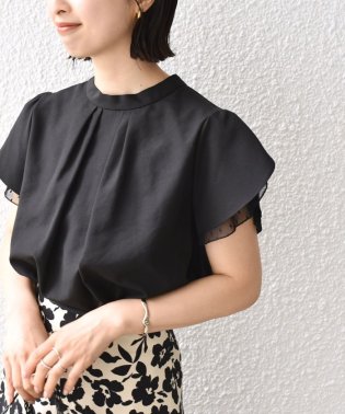 SHIPS WOMEN/《一部予約》*〈手洗い可能〉チューリップスリーブブラウス◆/504593039