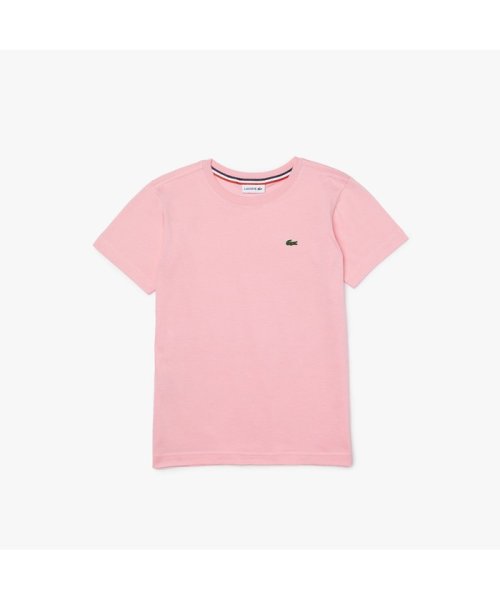 LACOSTE KIDS(ラコステ　キッズ)/Boys コットンジャージー クルーネックTシャツ/ライトピンク