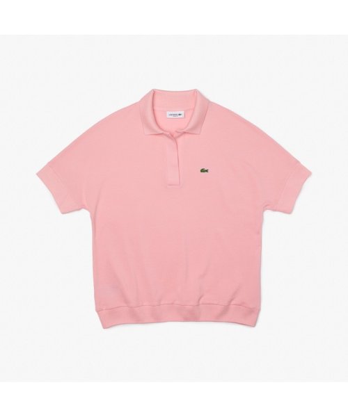 LACOSTE(ラコステ)/リラックスフィットピケポロシャツ（半袖）/ライトピンク