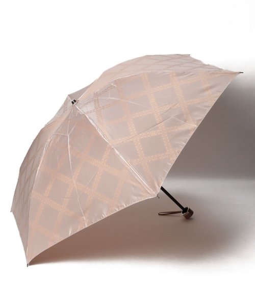 LANVIN Collection(umbrella)(ランバンコレクション（傘）)/折りたたみ傘　”ジャガード”/ベージュ