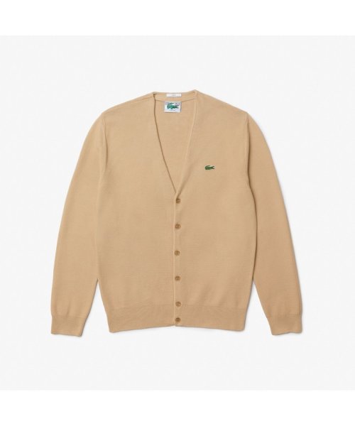 セール オーガニックコットンニットカーディガン ラコステ メンズ Lacoste Mens Magaseek