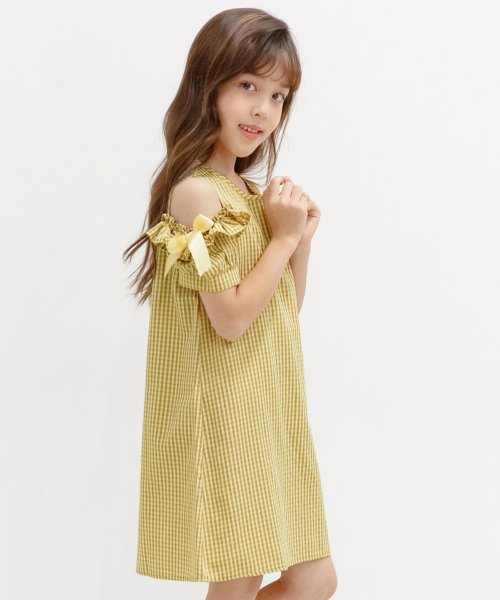 セール オフショルダーワンピース 子供服bee 子供服bee Magaseek