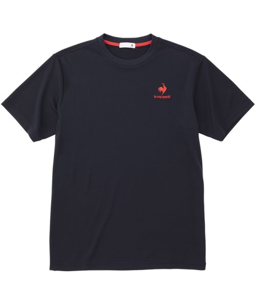 le coq sportif (ルコックスポルティフ)/エコペットショートスリーブシャツ/ネイビー