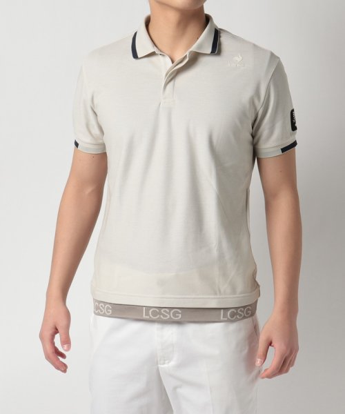 New Comfort 裾ゴムロゴデザイン半袖ポロシャツ レディースファッション 阪急百貨店公式通販 Hankyu Fashion