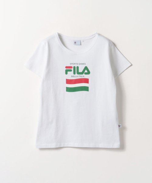 FILA（Casual）(フィラ（カジュアル）)/FILA ロゴTシャツ/ホワイト