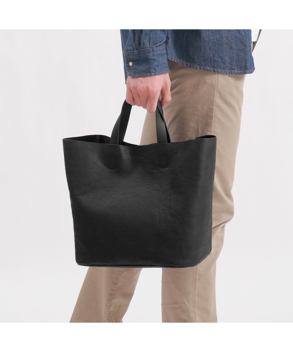 スロウ トートバッグ SLOW embossing leather tote bag S B5 本革 栃木 