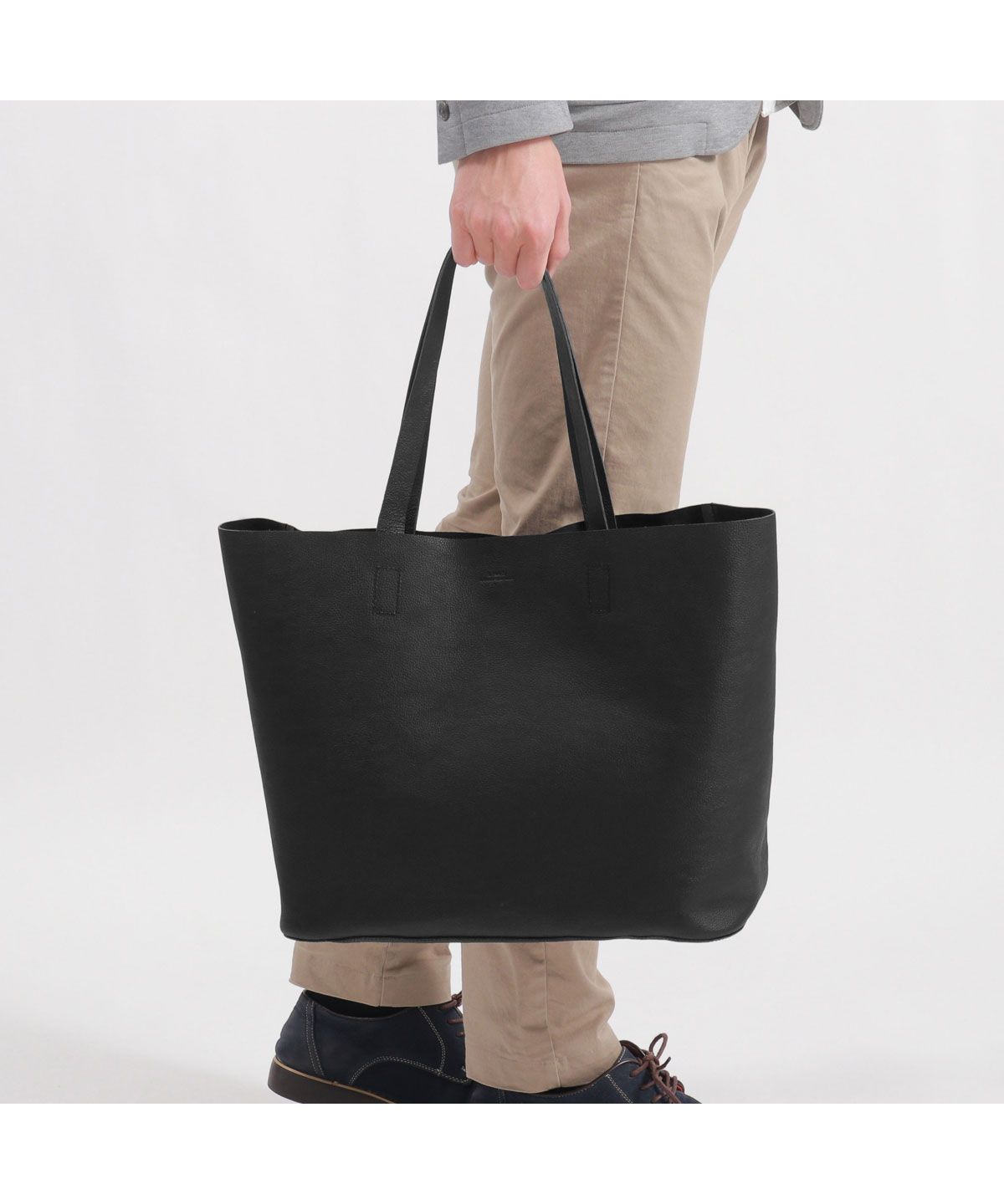 スロウ トートバッグ SLOW embossing leather tote bag M A4 本革