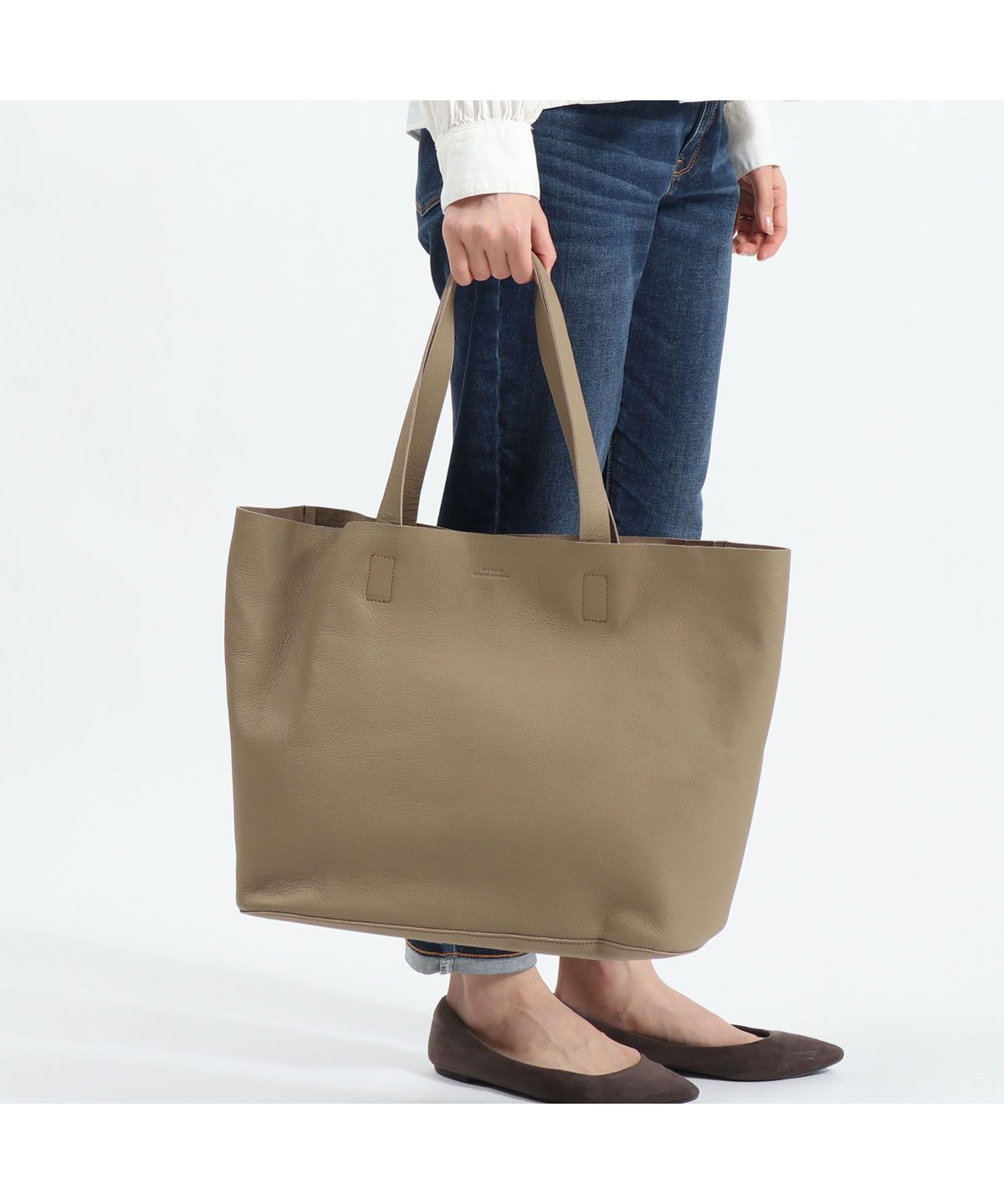 スロウ トートバッグ SLOW embossing leather tote bag M A4 本革 