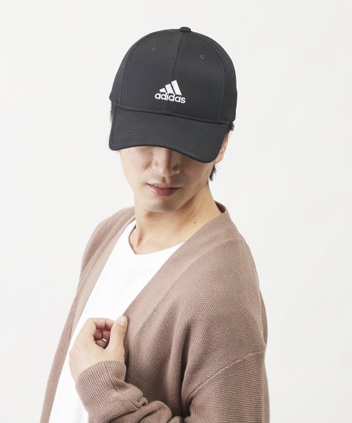 Adidas(アディダス)/adidas CM TC－TWILL CAP/アディダス　メンズ・レディース洗える吸収速乾キャップ/ブラック系1