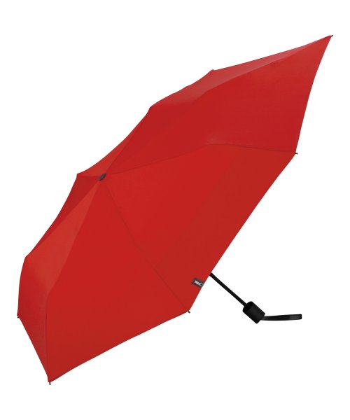 Wpc．(Wpc．)/【Wpc.公式】雨傘 UNISEX バックプロテクトフォールディングアンブレラ 55cm 鞄濡れない 継続はっ水 晴雨兼用 メンズ レディース 折りたたみ傘/レッド