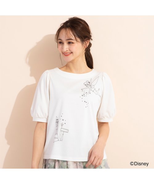 Disney ティンカーベル パフスリーブカットソー ローズティアラ Rose Tiara L Size Magaseek