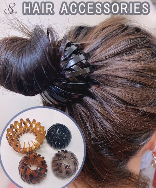セール ヘアゴム ポニーリング ヘアクリップ 団子 シュシュ ヘアアクセサリー かわいい オシャレ 髪飾り 上品 ポニーフック セイヘイショップ Seiheishop Magaseek