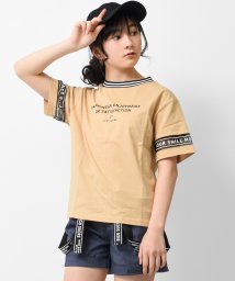RiCO SUCRE/袖チュールロゴTシャツ/504598061