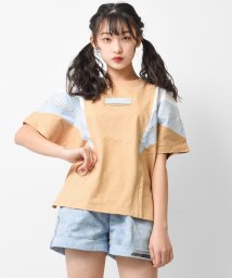 RiCO SUCRE/シェブロン切替えTシャツ/504598063