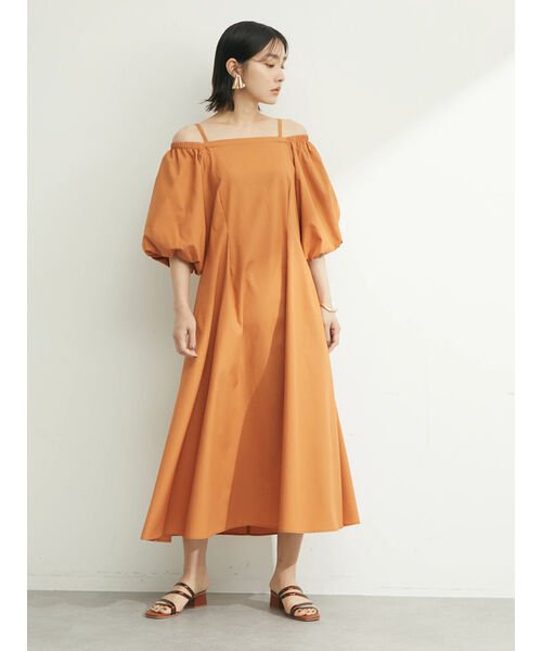 Armonia デザインショルダーワンピース グリーンパークス Green Parks Magaseek Armonia デザインショルダーワンピース グリーンパークス Green Parks Magaseek