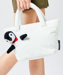 Munsingwear(マンシングウェア)/『Goods』中綿入りソフトカートバッグ(幅21cm×高さ20cm×奥行13cm)【アウトレット】/ホワイト