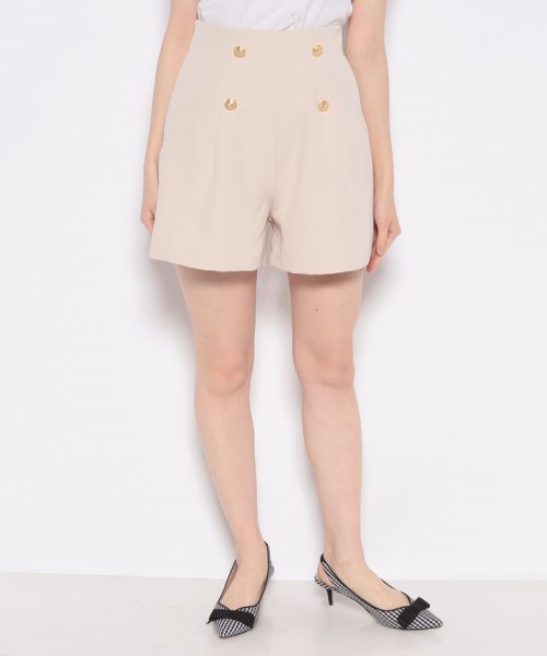 セール セットアップ対応商品 金釦ハイウエストキュロットパンツ イング Ingni Magaseek