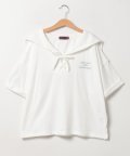Lovetoxic/セーラーカラー半袖Tシャツ/504592977
