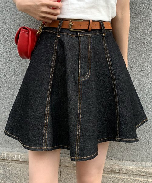 セール デニム スカート フレア レディース ボトムス 春 夏 おしゃれ テディショップ Teddyshop Magaseek
