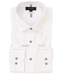 TAKA-Q/バンブーレーヨン スタンダードフィット ワイドカラー 長袖 シャツ メンズ ワイシャツ ビジネス yシャツ 速乾 ノーアイロン 形態安定/504600592
