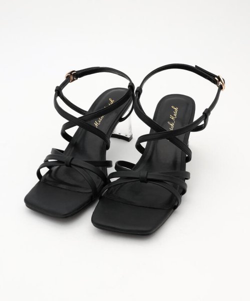 ミッシュマッシュ Misch Masch リボンクロスストラップサンダル 美人百花5月号掲載 Magaseek