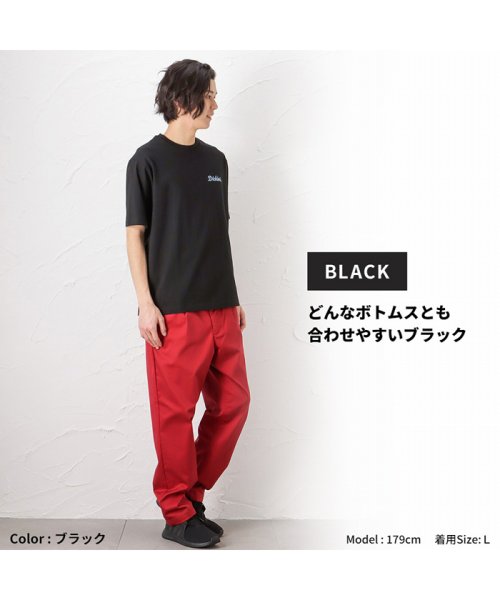 MAC HOUSE(men)(マックハウス（メンズ）)/Dickies ディッキーズ グラフィック半袖Tシャツ 2278－1532/ブラック