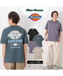 MAC HOUSE(men)(マックハウス（メンズ）)/Dickies ディッキーズ グラフィック半袖Tシャツ 2278－1532/ネイビー