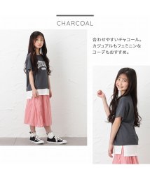 MAC HOUSE(kid's)/SARARI サラリ 冷感フロントプリントフェイクレイヤード半袖Tシャツ MH626－704/504598167