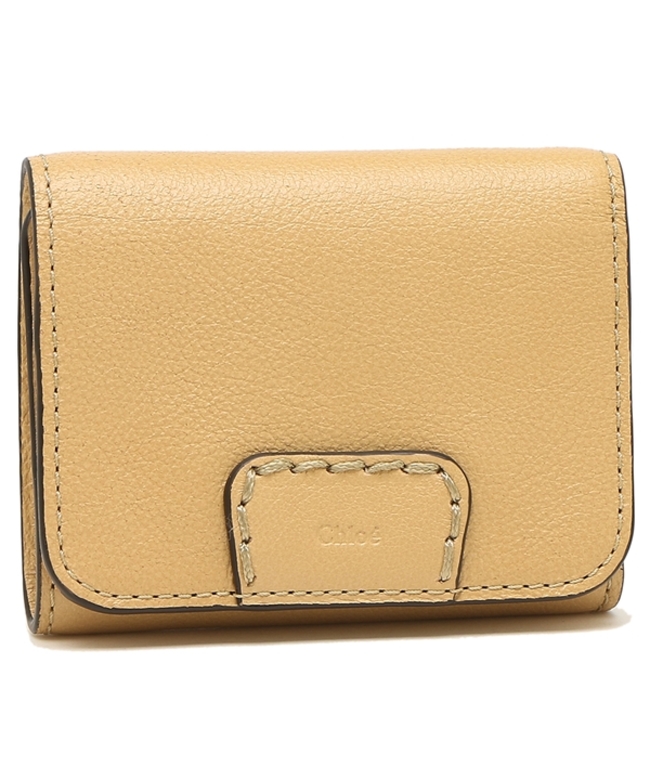 Chloe/クロエ 三つ折り財布 ミニ財布 ブラウン-