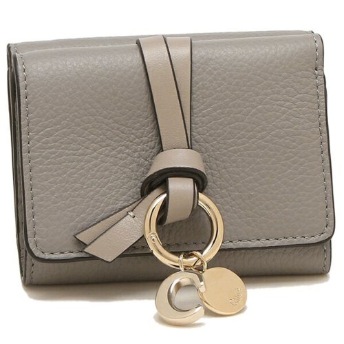 セール クロエ 三つ折り財布 アルファベット ミニ財布 グレー レディース Chloe Chc21wp946f57 053 クロエ Chloe Magaseek