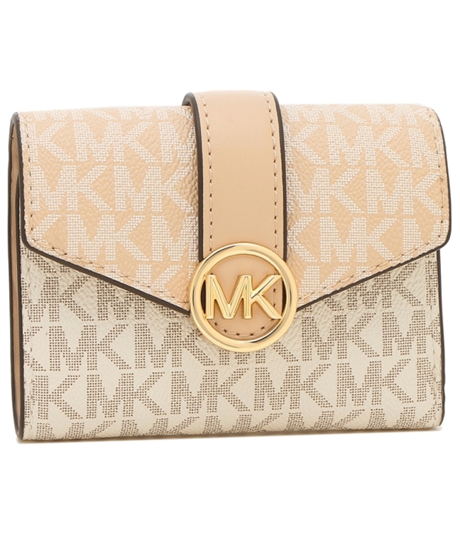 マイケルコース アウトレット 三つ折り財布 カルメン ライトピンク レディース MICHAEL KORS 35S2GNMF6V BUFF MULTI