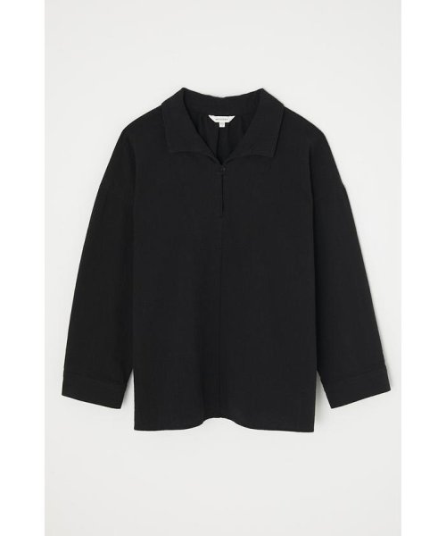 moussy(マウジー)/SKIPPER WIDE SLEEVE シャツ/BLK
